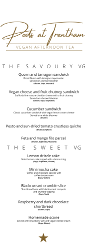 afternoon tea - vegan