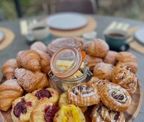pastries and coffee